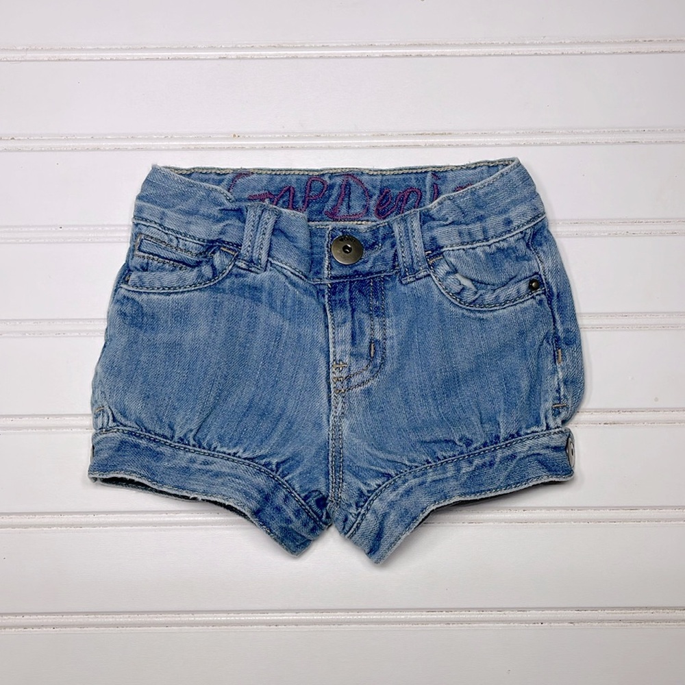 GAP 100% Cotton Denim Blue Jean Bloomies Bloomer Shorts